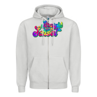 Dove Grey straight back to school Zipper Hoodie - JahusDesignShop