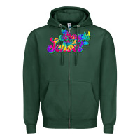 Sports Green straight back to school Zipper Hoodie - JahusDesignShop