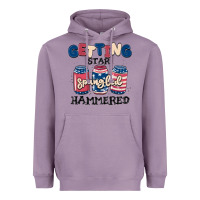 Lavender getting star spangled hammered Heavyweight Hoodie - MaliasSmallBusiness