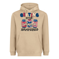 Mushroom getting star spangled hammered Heavyweight Hoodie - MaliasSmallBusiness