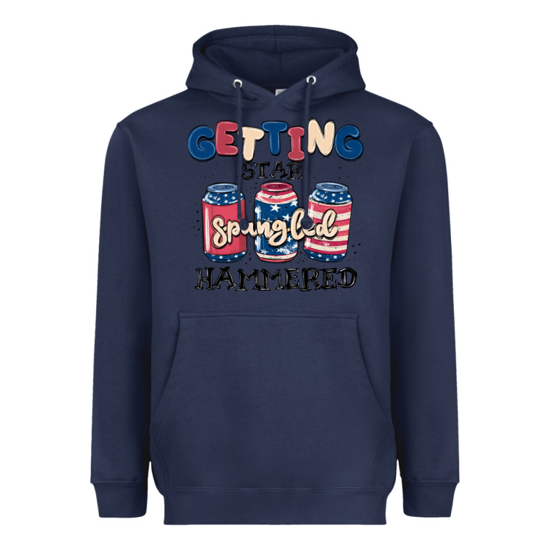 Getting Star Spangled Hammered Heavyweight Hoodie by MaliasSmallBusiness | Teevron
