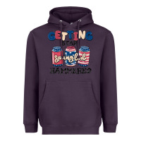 Plum getting star spangled hammered Heavyweight Hoodie - MaliasSmallBusiness