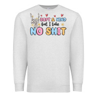 Oatmeal Heather soft and kind but i take no shit Premium Sweatshirt - MaliasSmallBusiness