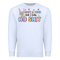 White soft and kind but i take no shit Premium Sweatshirt - MaliasSmallBusiness
