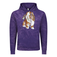 Cloud Purple Cute Bunny Vintage Hoodie - RanaPortraitStore