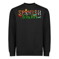 Black spanish teacher Heavyweight Sweatshirt - Zillion Design Studio
