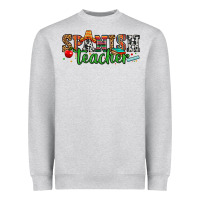 Heather Grey spanish teacher Heavyweight Sweatshirt - Zillion Design Studio