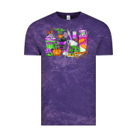 Cloud Purple Halloween Nurse Coffee Cups Vintage Tee - texasbilliewilder