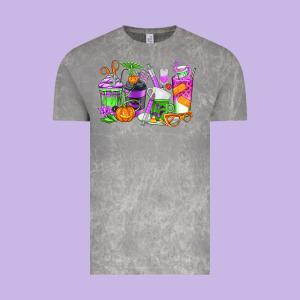 Halloween Nurse Coffee Cups Vintage Tee Designed By Texasbilliewilder