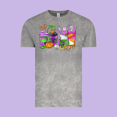 Halloween Nurse Coffee Cups Vintage Tee Designed By Texasbilliewilder