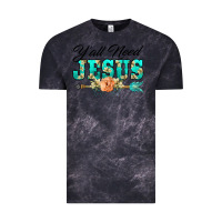 Cloud Black y'all need jesus arrow lily flowers Vintage Tee - BarkalooDesign