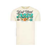 Vintage Arctic y'all need jesus arrow lily flowers Vintage Tee - BarkalooDesign