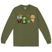 Army Green lawyer coffee cups Long Sleeve Tee - AdoDesignShop
