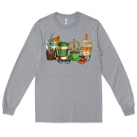 Heather Grey lawyer coffee cups Long Sleeve Tee - AdoDesignShop