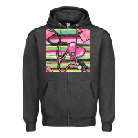 Charcoal Heather Nurse Stethoscope Seamless Pattern Zipper Hoodie - BundleAndBundleShop