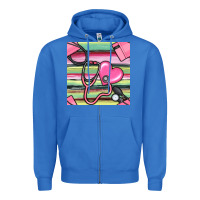True Royal Nurse Stethoscope Seamless Pattern Zipper Hoodie - BundleAndBundleShop