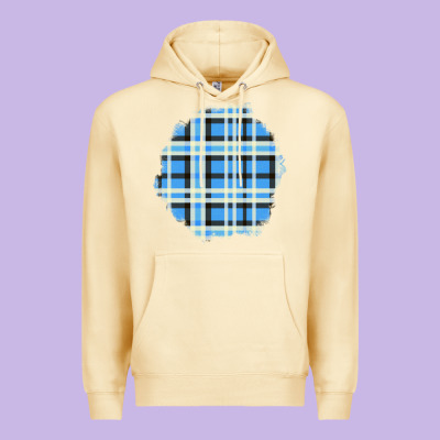 Winter Tartan Patch Premium Hoodie Designed By Bundleandbundleshop