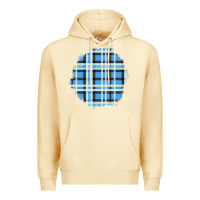 Pina Colada Winter Tartan Patch Premium Hoodie - BundleAndBundleShop
