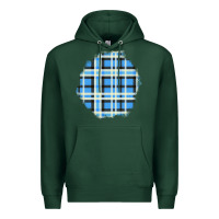 Sports Green Winter Tartan Patch Premium Hoodie - BundleAndBundleShop