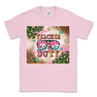 Bubblegum Pink teacher of duty summer break Classic Tee - AdoDesignShop