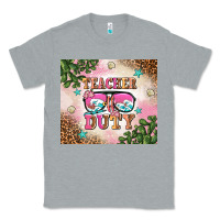 Heather Grey teacher of duty summer break Classic Tee - AdoDesignShop