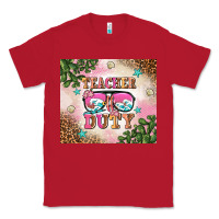 Red teacher of duty summer break Classic Tee - AdoDesignShop
