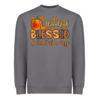 Storm thankful blessed and kind of a mess Heavyweight Sweatshirt - Zillion Design Studio