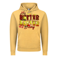 Vintage Mustard hey batter batter swing softball Vintage Hoodie - Zillion Design Studio
