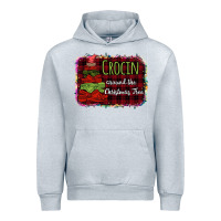 Heather Grey Crocin around the christmas tree Urban Hoodie - Bettercallsaul