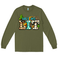 Army Green western lets get lit ado Long Sleeve Tee - AdoDesignShop