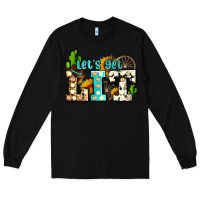 Black western lets get lit ado Long Sleeve Tee - AdoDesignShop