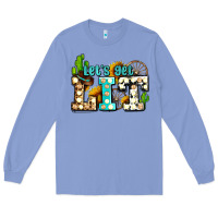 Colony Blue western lets get lit ado Long Sleeve Tee - AdoDesignShop
