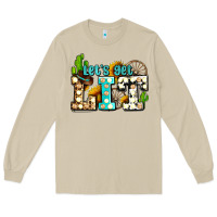 Mushroom western lets get lit ado Long Sleeve Tee - AdoDesignShop