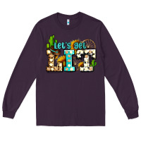 Plum western lets get lit ado Long Sleeve Tee - AdoDesignShop