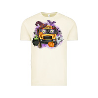 Vintage Arctic Halloween School Bus Vintage Tee - texasbilliewilder