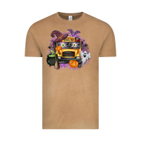 Vintage Camel Halloween School Bus Vintage Tee - texasbilliewilder