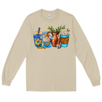 Mushroom hannukah coffee cups Long Sleeve Tee - AdoDesignShop