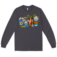 Smoke hannukah coffee cups Long Sleeve Tee - AdoDesignShop
