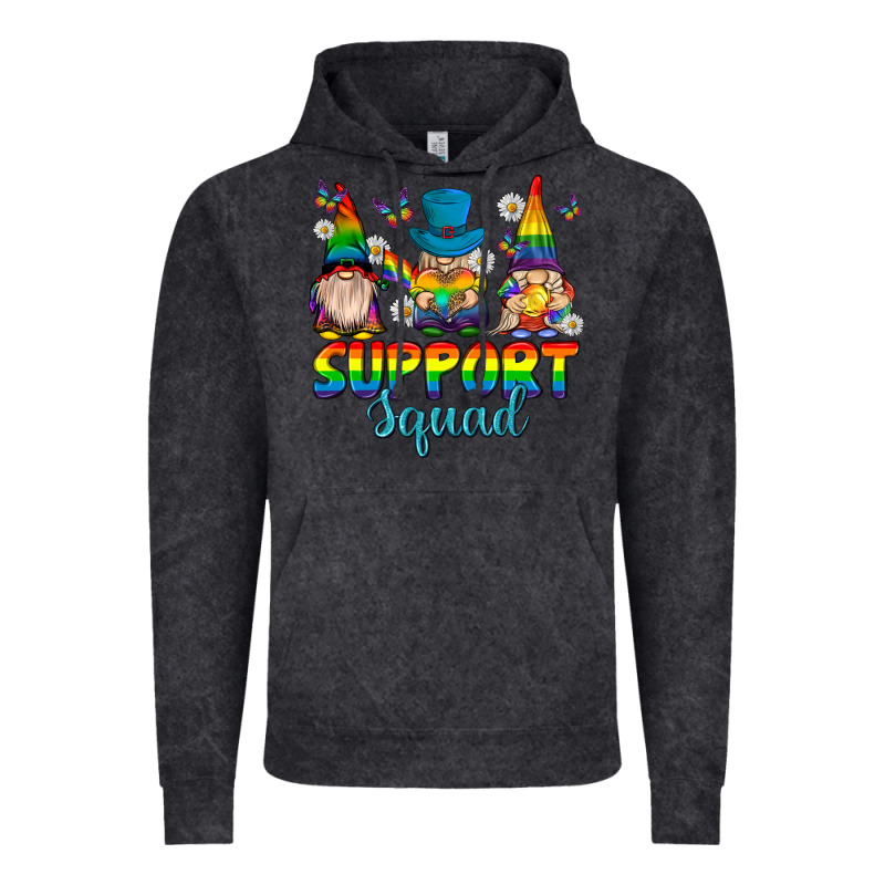 Support Squad Pride Gnomies Vintage Hoodie by texasbilliewilder | Teevron