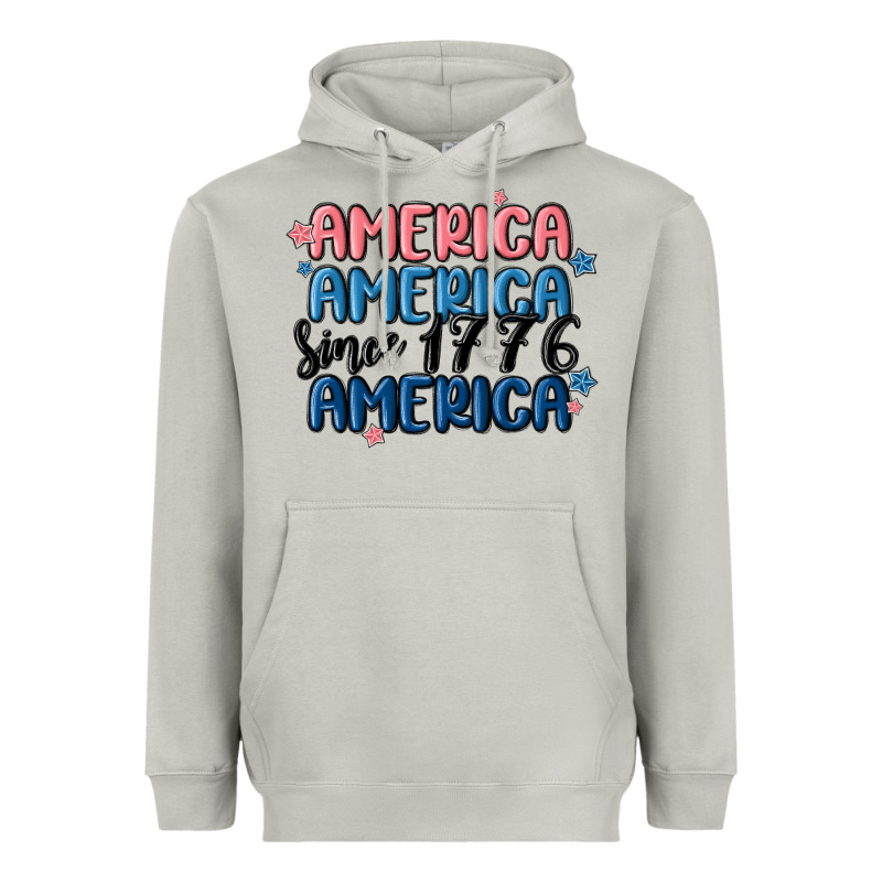 America Since 1776 Heavyweight Hoodie by MaliasSmallBusiness | Teevron