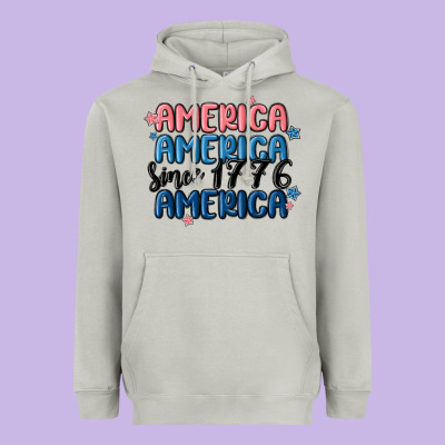 America Since 1776 Heavyweight Hoodie Designed By Maliassmallbusiness
