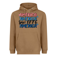 Toasted Coconut america since 1776 Heavyweight Hoodie - MaliasSmallBusiness