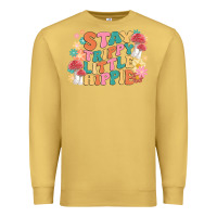 Antique Gold stay trippy little hippie Premium Sweatshirt - MaliasSmallBusiness