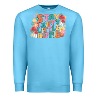 Ocean Blue stay trippy little hippie Premium Sweatshirt - MaliasSmallBusiness