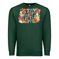 Sports Green stay trippy little hippie Premium Sweatshirt - MaliasSmallBusiness