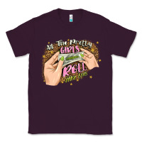 Plum all the pretty girls roll like this Classic Tee - JahusDesignShop