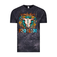 Cloud Black somebody's problem Vintage Tee - Zillion Design Studio