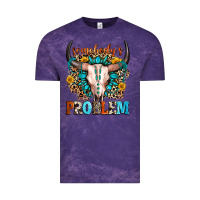 Cloud Purple somebody's problem Vintage Tee - Zillion Design Studio
