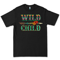 Black wild chıld serape sunflower and gemstone with arrow Premium Tee - Artiststas