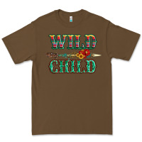 Cacao wild chıld serape sunflower and gemstone with arrow Premium Tee - Artiststas
